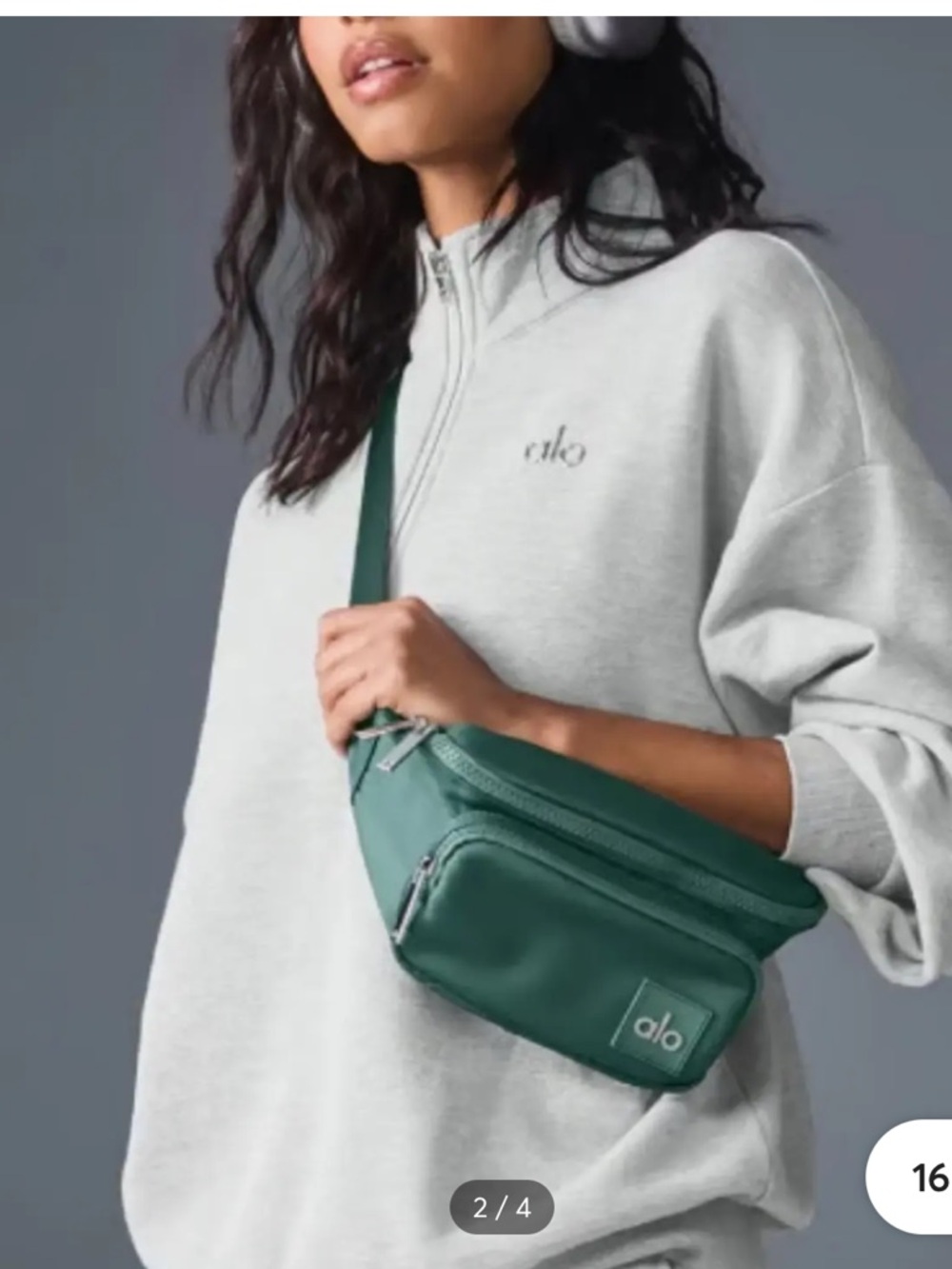 ALO Yoga Explorer Fanny Pack - Teal Green